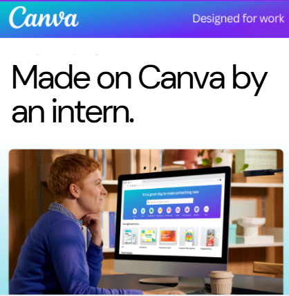 Canva — made by an intern