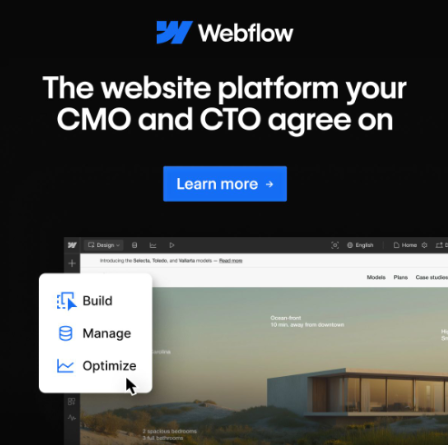Webflow — CMO and CTO agree on